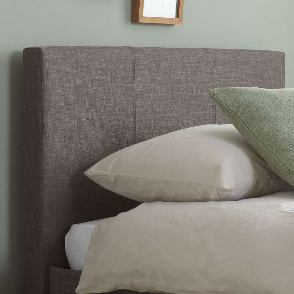 Berlin Single Grey Polyester Ottoman Bed Image 7