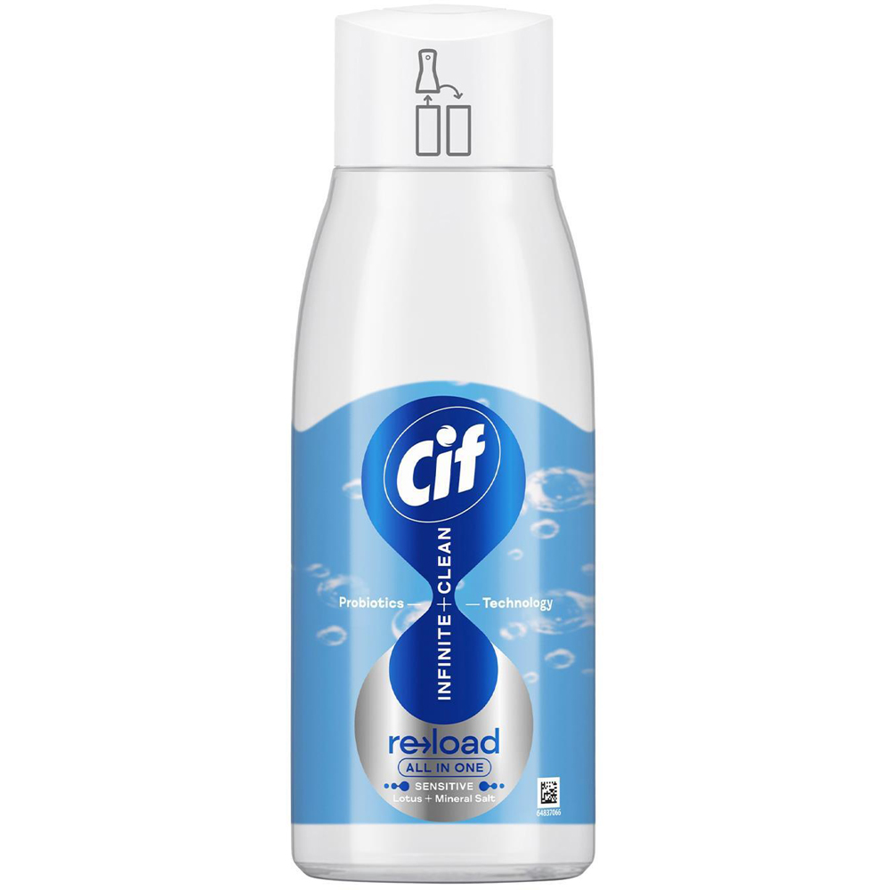 Cif Infinite Clean All in One Lotus and Mineral Salt Cleaner Reload 590ml 12 Pack Image 2