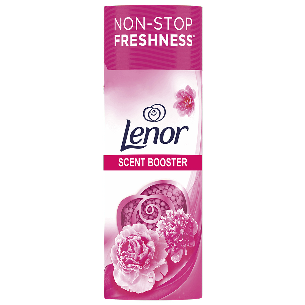 Lenor In-Wash Pink Blossom Scent Booster Beads 176g Image 1