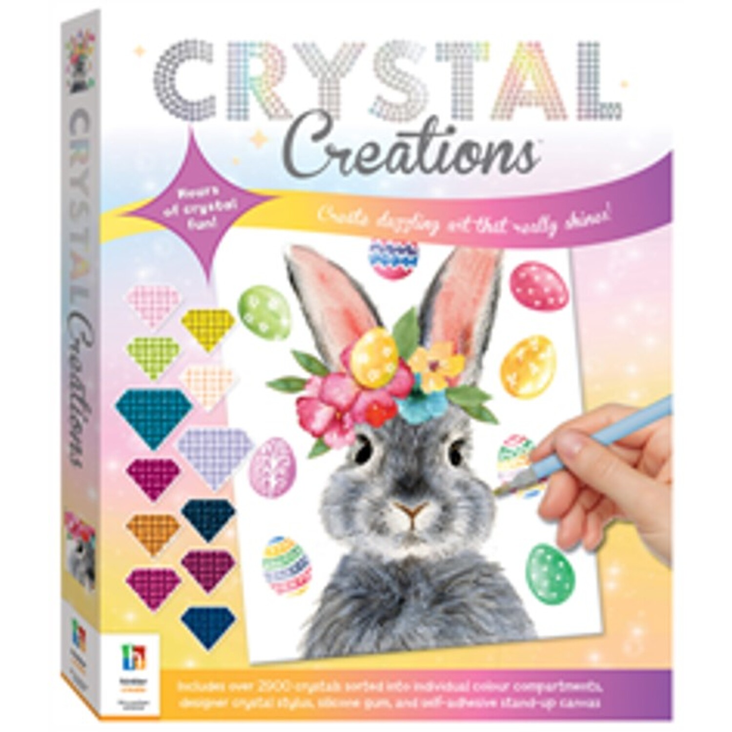 Crystal Creations Easter Bunny Canvas Image