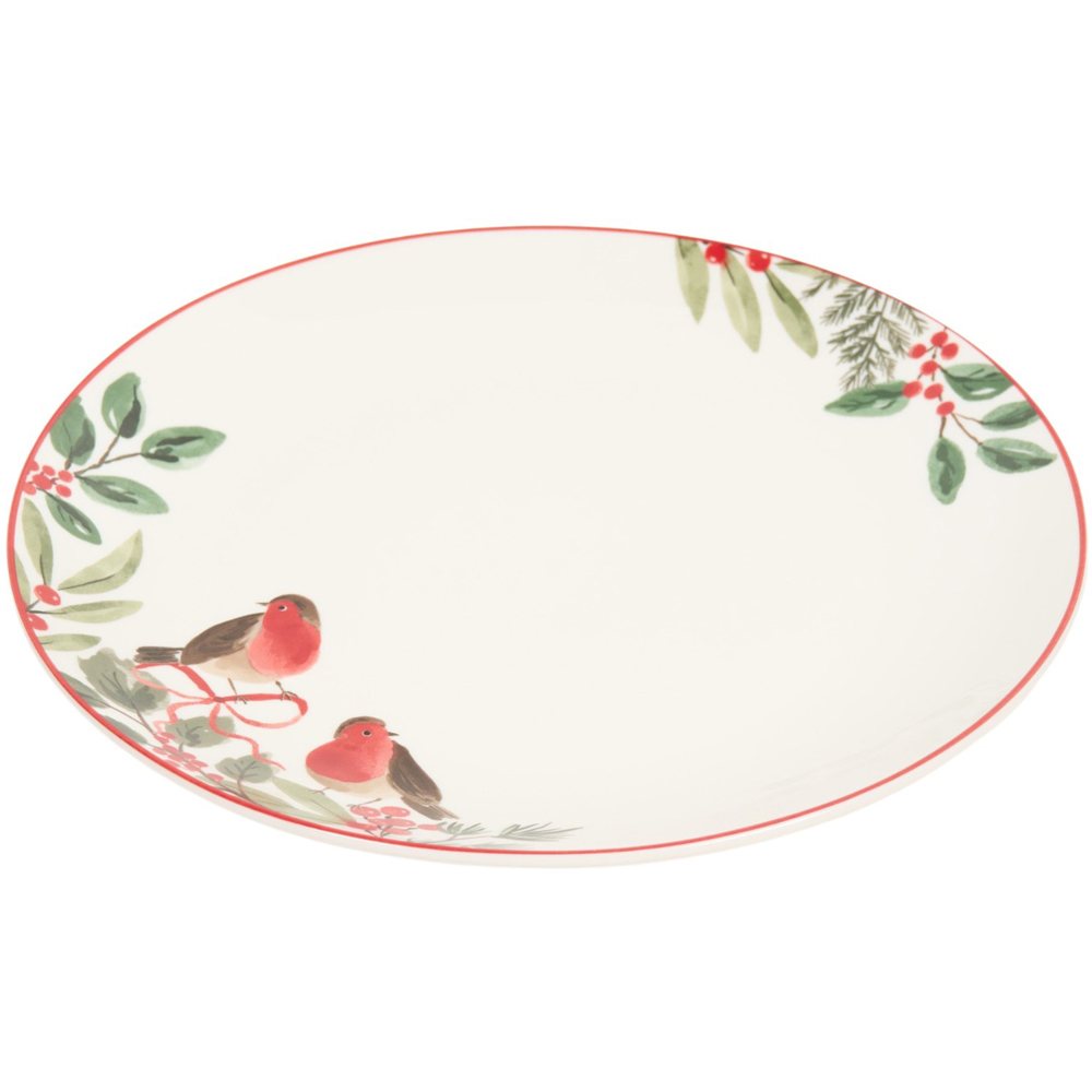 Festive Robin Plate Dinner Plate Image 3
