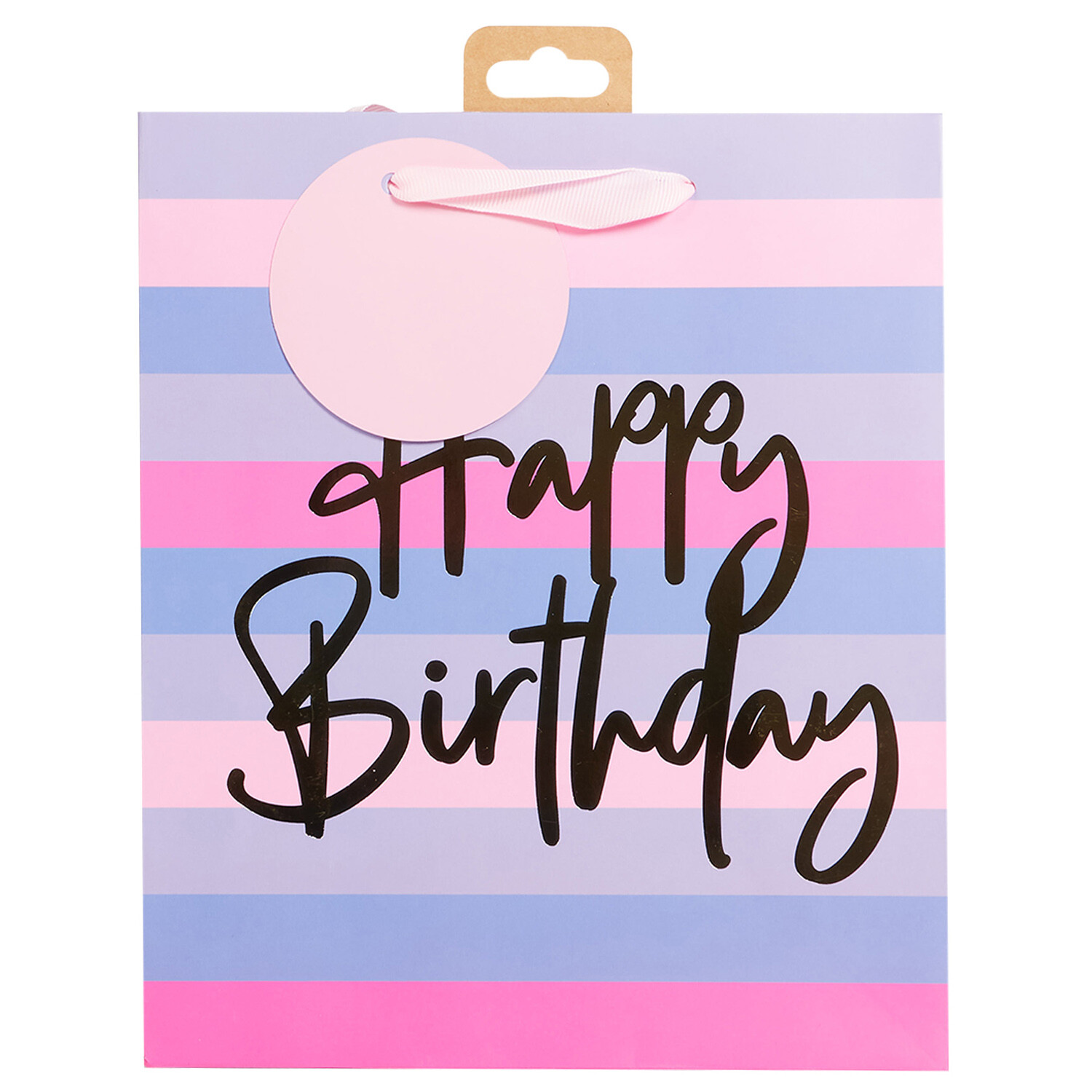 Pack of 4 Pink Medium Birthday Gift Bags Pink Image 3