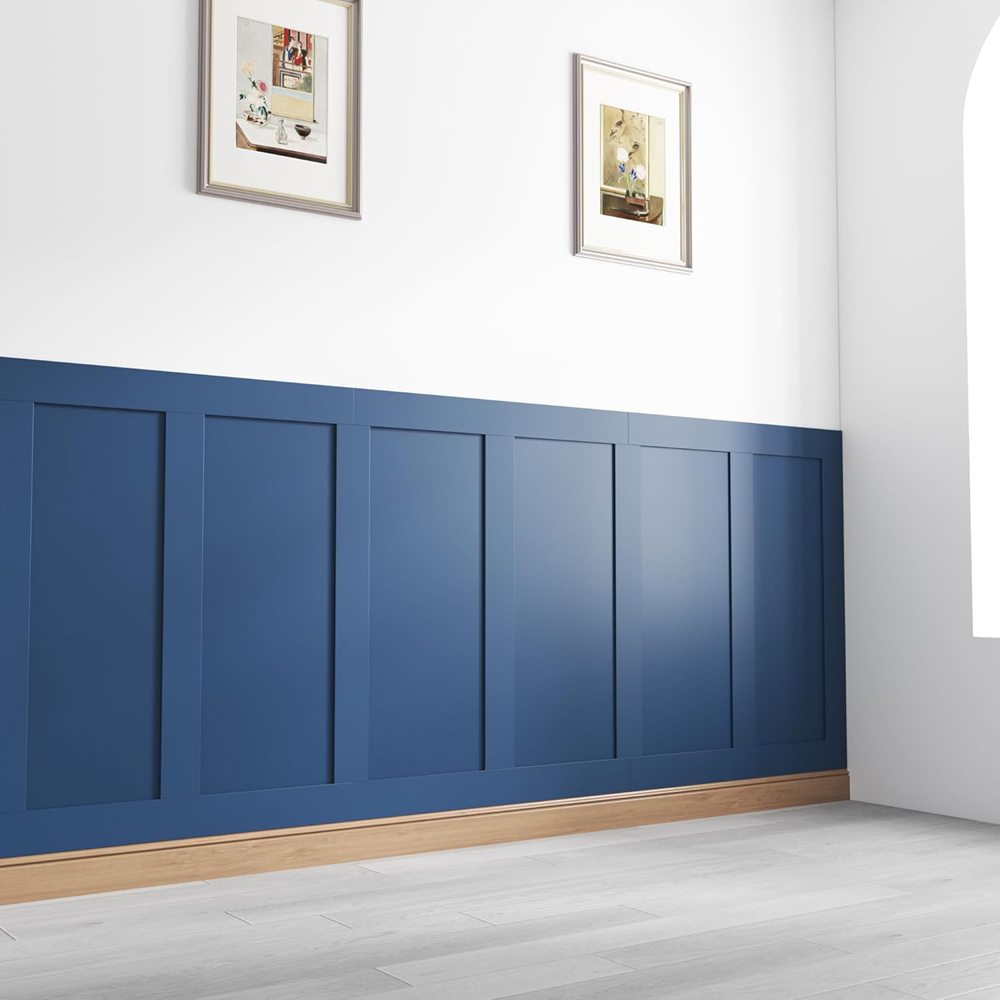 Home Treats 6 Slat Wooden 3D Wall Panelling Kit 90cm Image 4