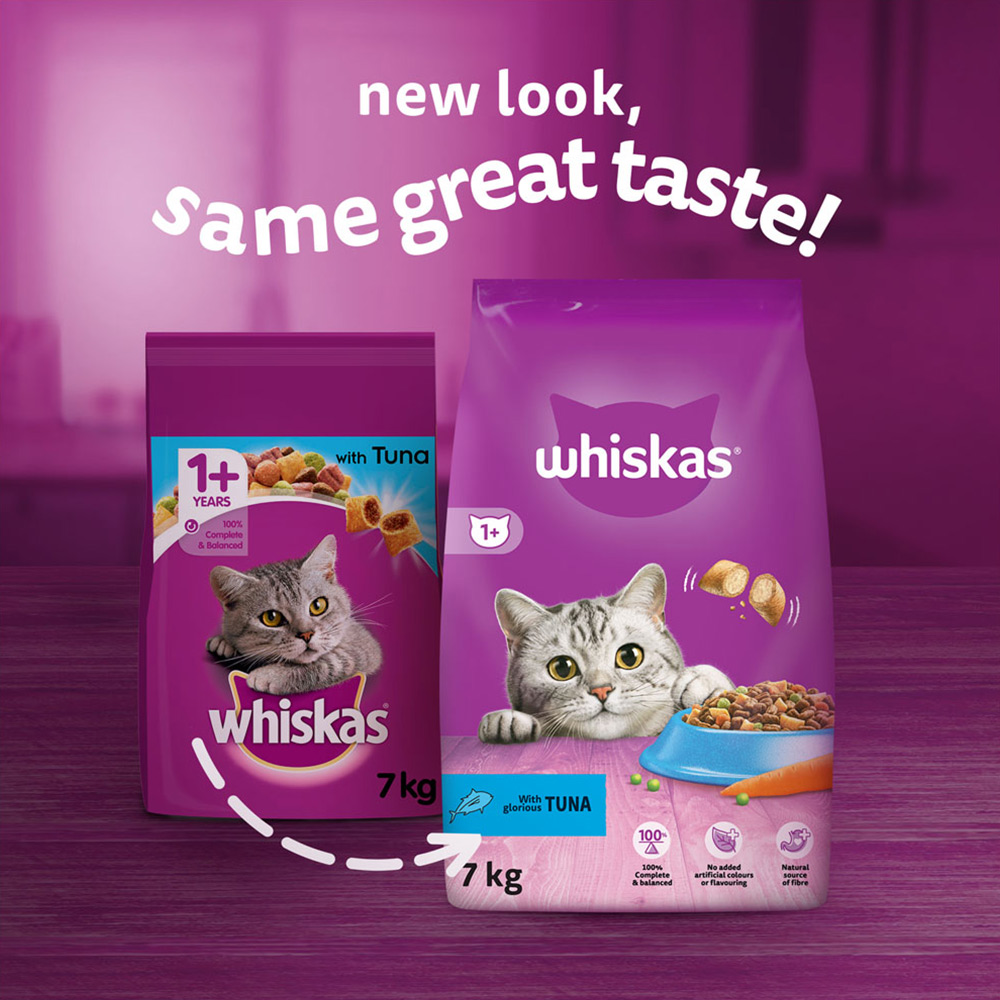 Whiskas Adult Tuna Flavour Dry Cat Food 1.9kg Image 8