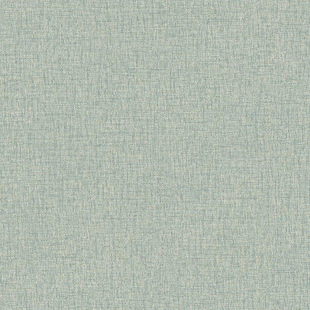 Grandeco Twill Plain Fabric Textured Green Wallpaper Image 1