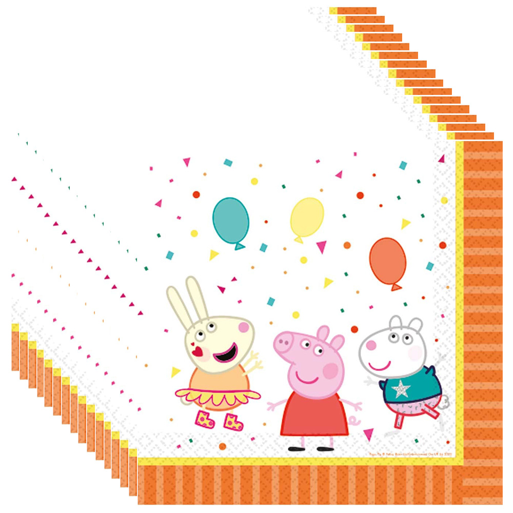 Peppa Pig Napkins 16 Pack Image 1