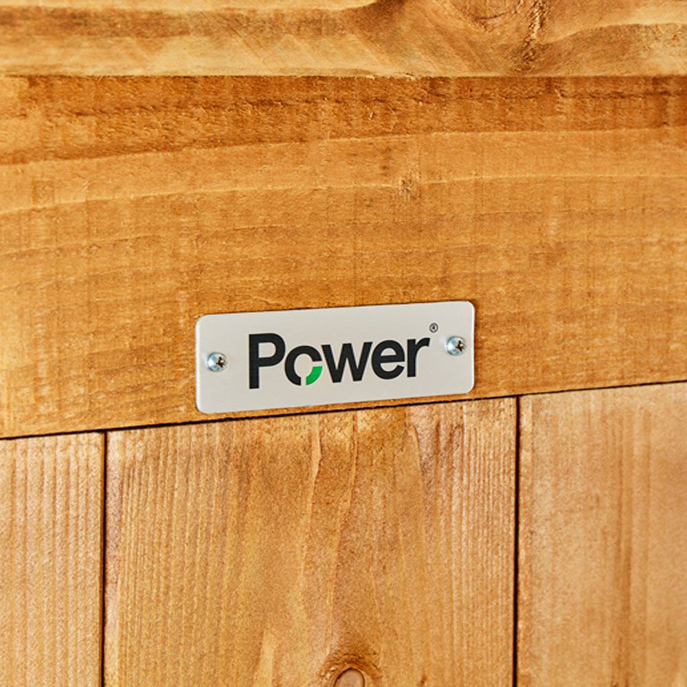 Power 10 x 4ft Overlap Pent Garden Shed Image 3