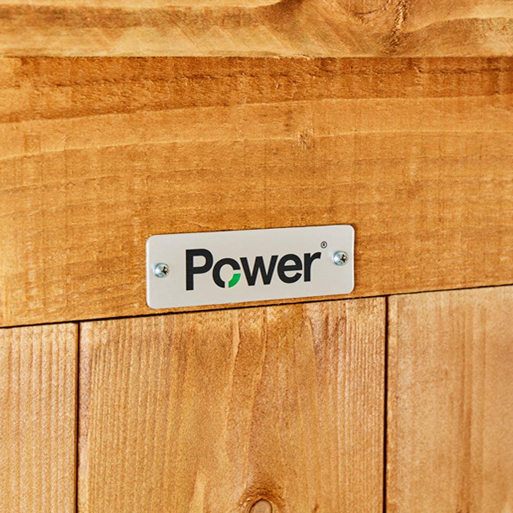 Power 18 x 6ft Overlap Pent Garden Shed Image 3