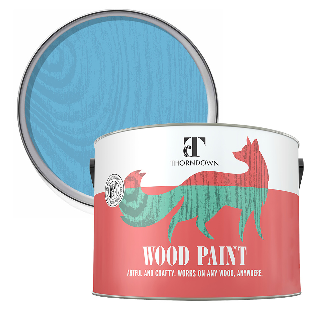 Thorndown Adonis Blue Satin Wood Paint 2.5L Image 1
