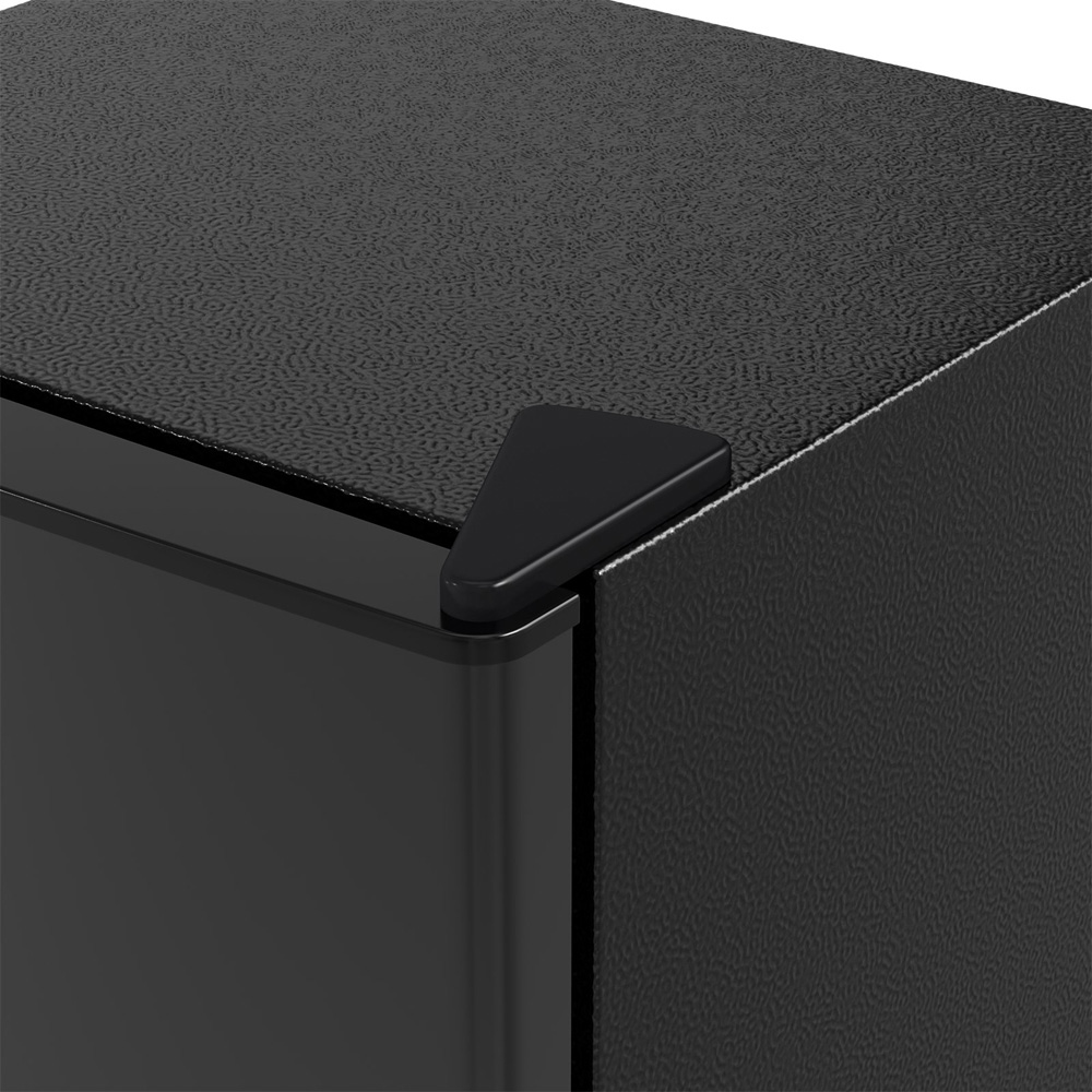 Airoa EK110058 Black 70L Freestanding Top Freezer Fridge with Dual Zones Image 4