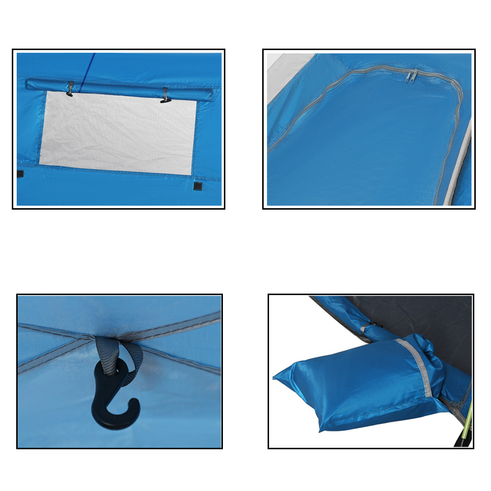 Outsunny Pop Up Mesh Tent Blue Image 3