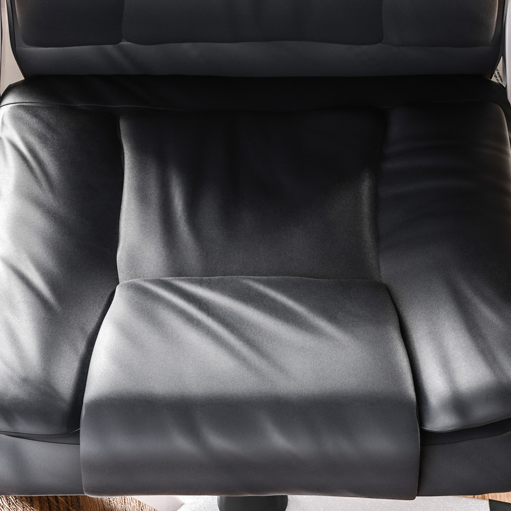 Vida Designs Charlton Black Swivel Office Chair Image 4