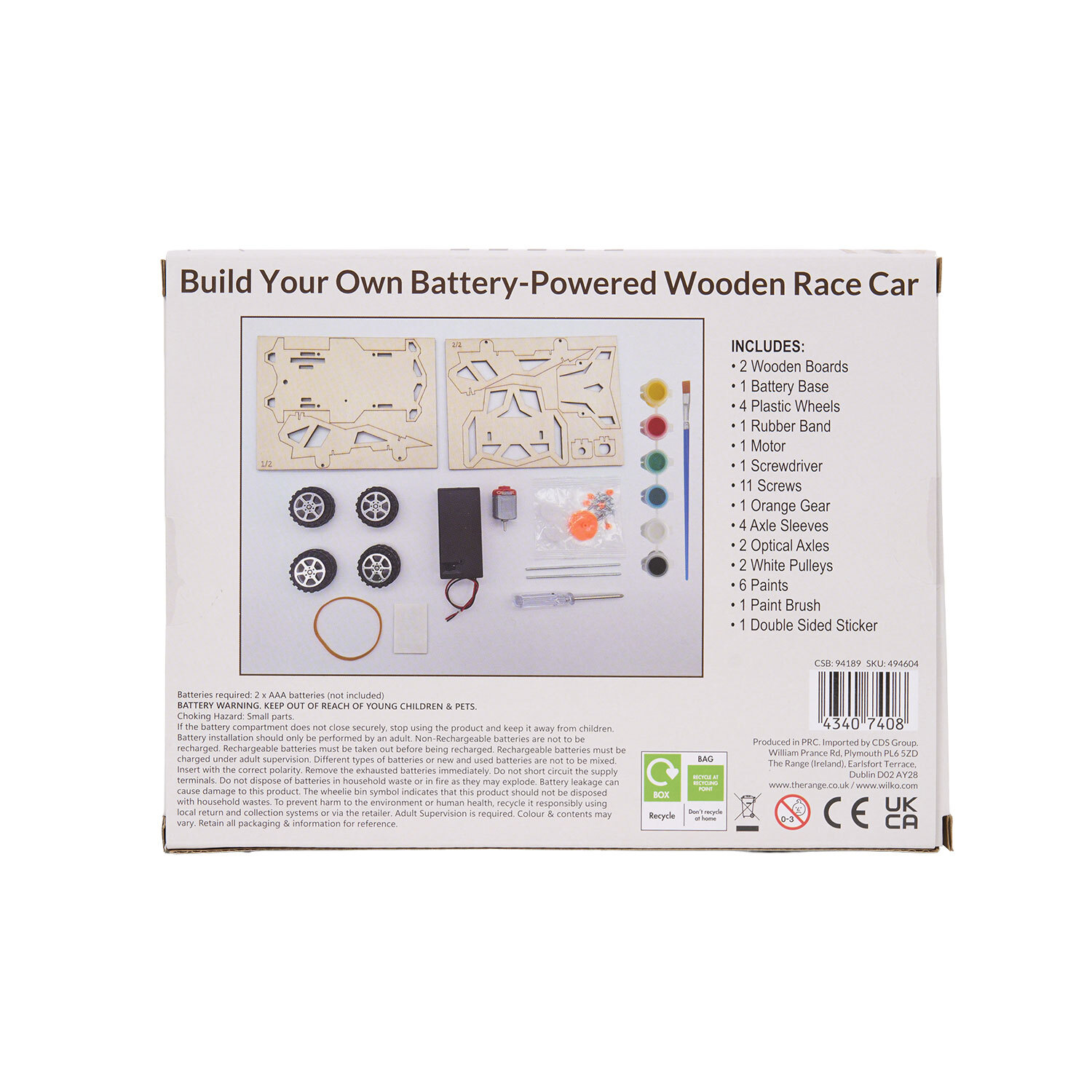 Build Your Own Battery Powered Wooden Race Car Image 3