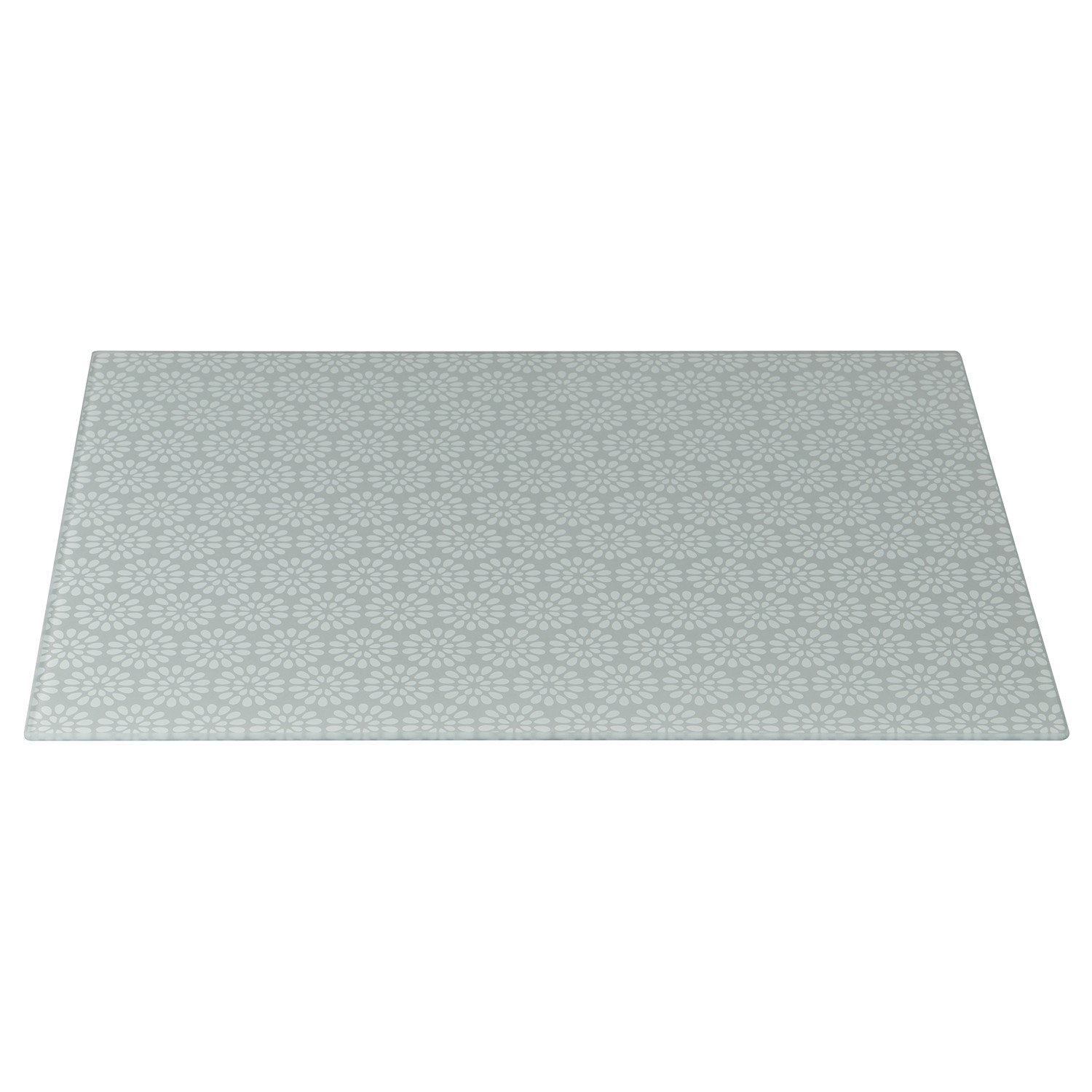 Grey Geometric Blossom Worktop Saver Image 2