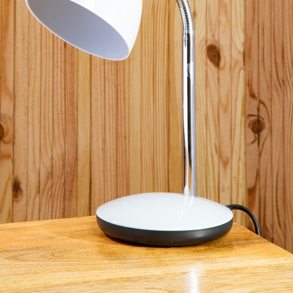 Premier Housewares Finley Grey Desk Lamp Image 6
