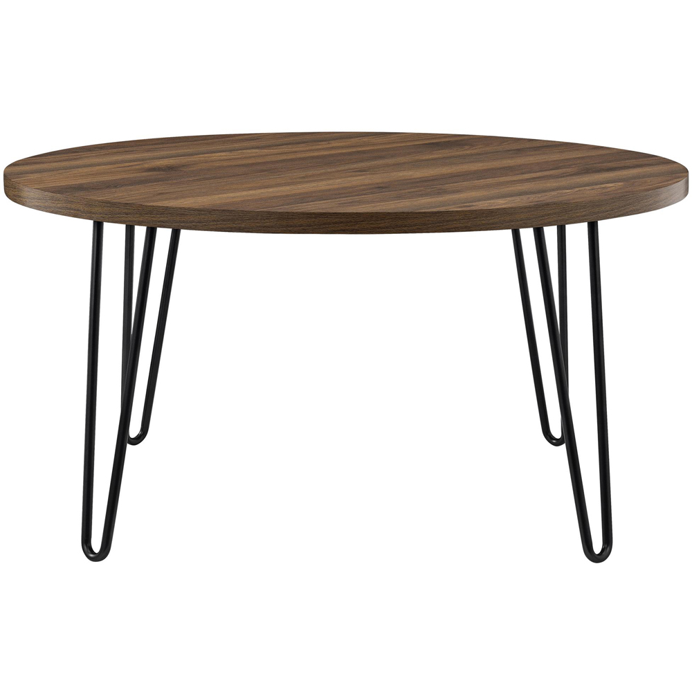 Dorel Owen Walnut Round Coffee Table Image 3