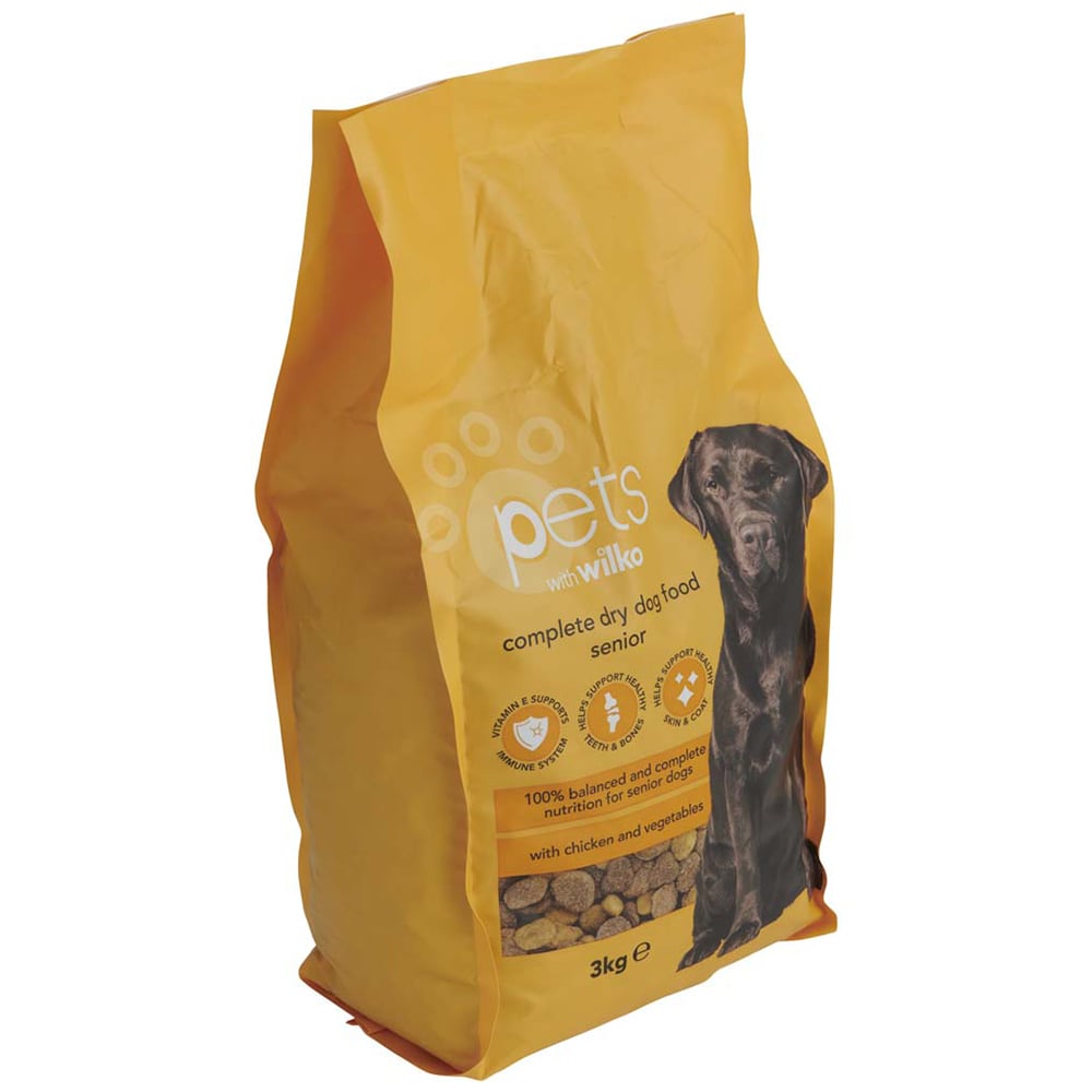 Wilko Senior Dog Chicken and Vegetable Dry Dog Food 3kg Image 2