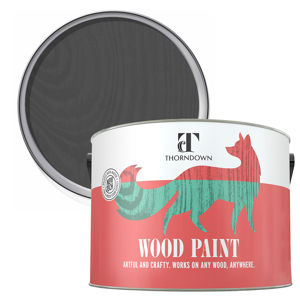 Thorndown Bergamot Grey Satin Wood Paint 2.5L Image 1