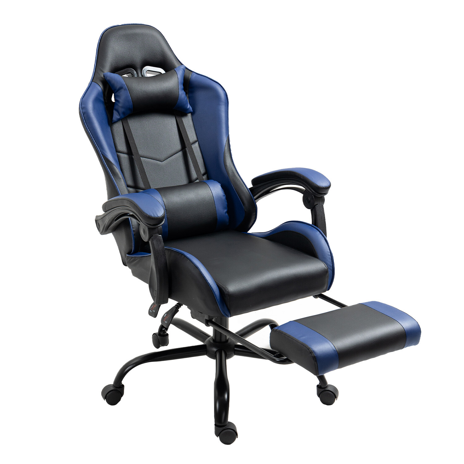 Galaxy Blue PU Swivel Gaming Chair Image 6