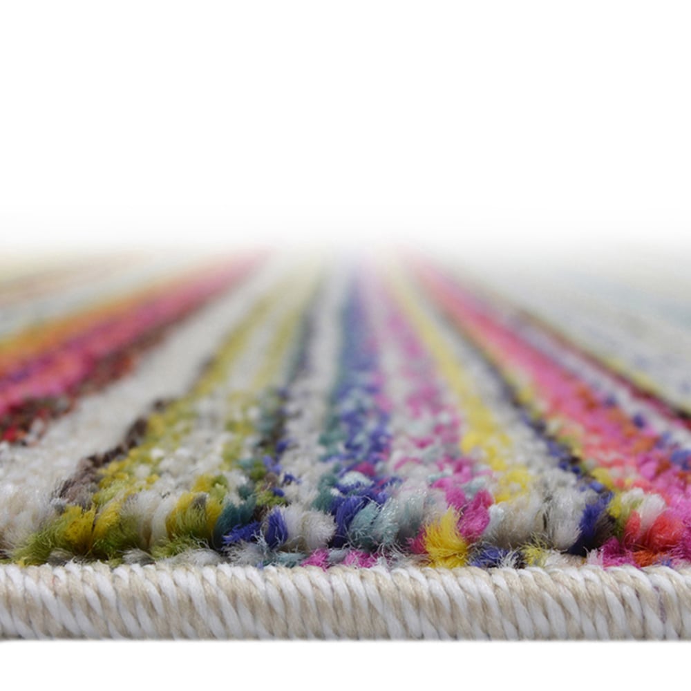 Homemaker Villa Multicoloured Stripe Rug 160 x 230cm Image 4