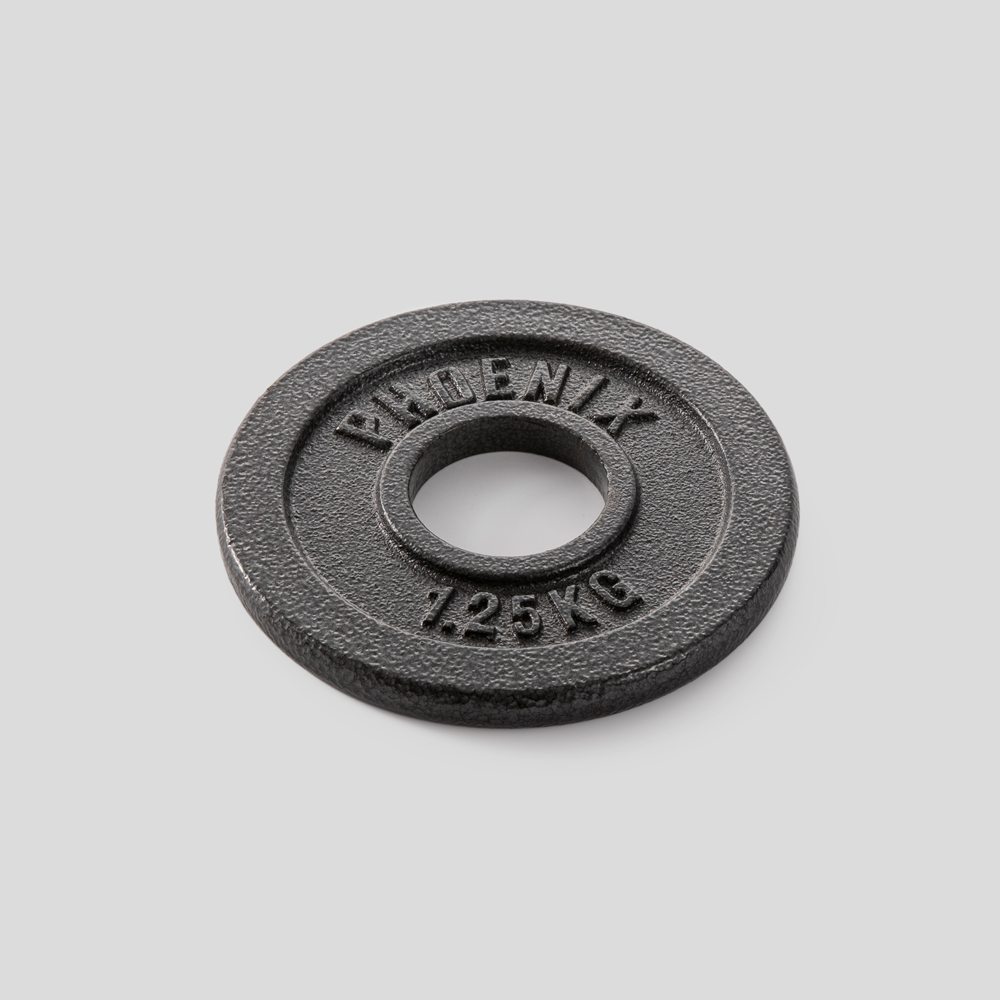 Phoenix Cast Iron Weight Plate 1.25kg 2 inch Hole Image 3