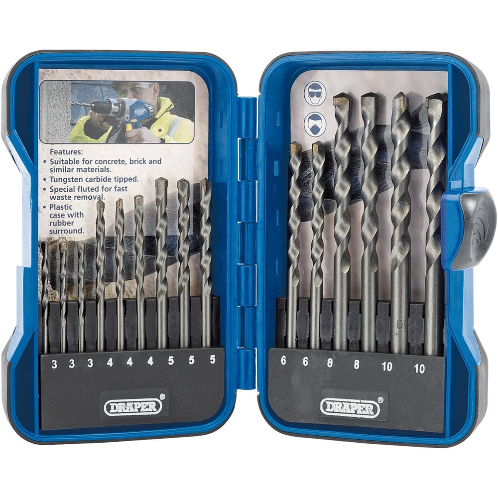 Draper 15 Piece Masonry Drill Bit Set Image 4