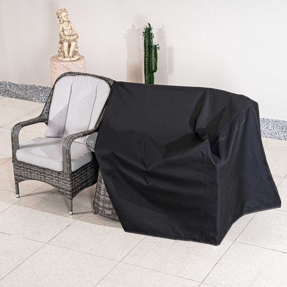 Direct Wicker Black Heavy Duty Bistro Set Cover 91 x 192 x 73cm Image 7