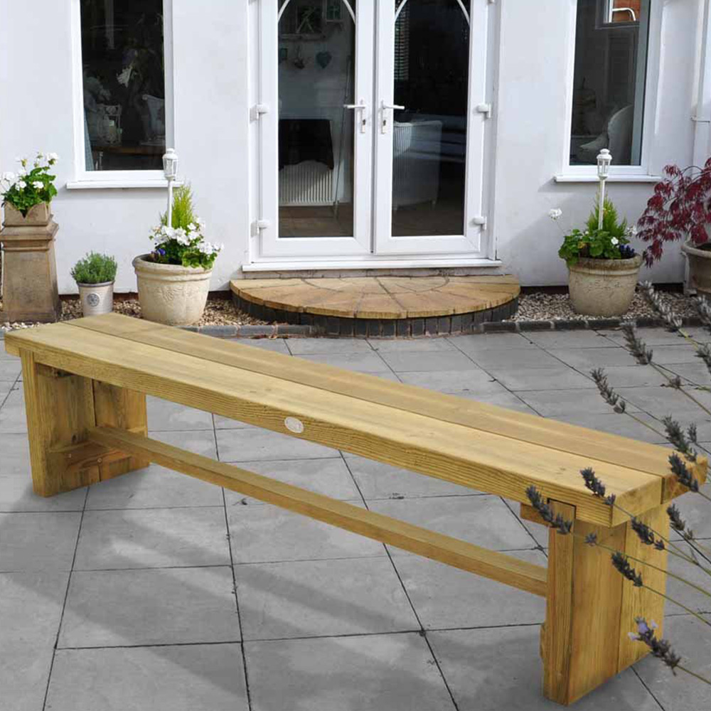 Forest Garden Double Sleeper Bench 1.8m Image 1