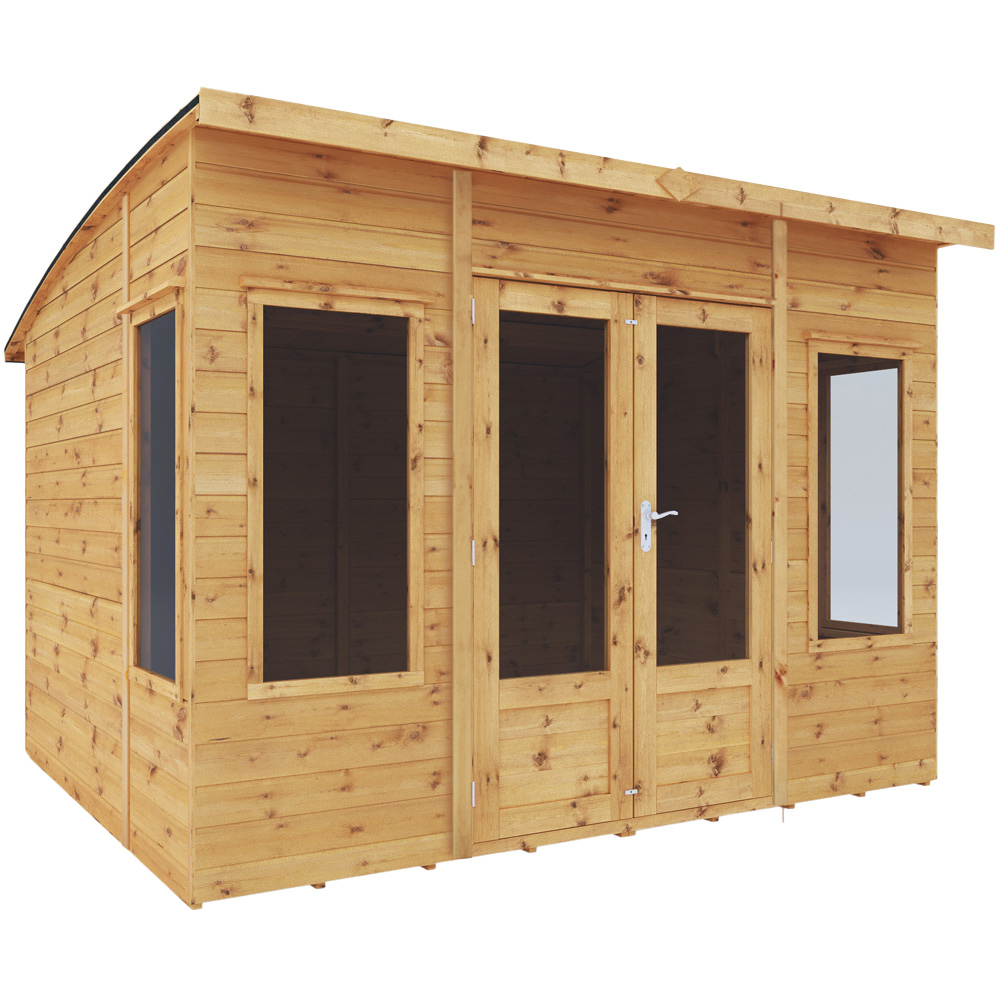 Mercia Helios 10 x 8ft Double Door Premium Shiplap Traditional Summerhouse Image 1