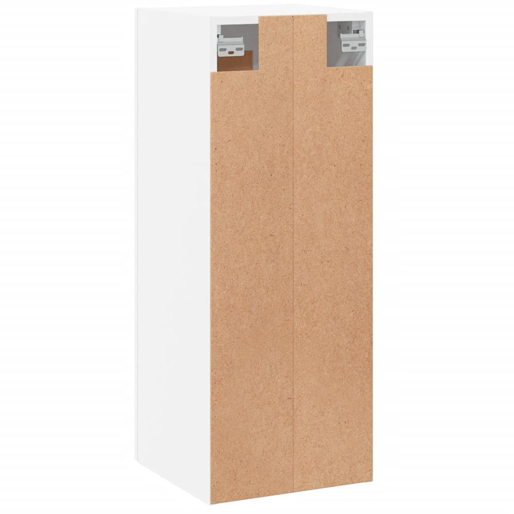 vidaXL Single Door White Wall Mounted Slim Cabinet Image 9