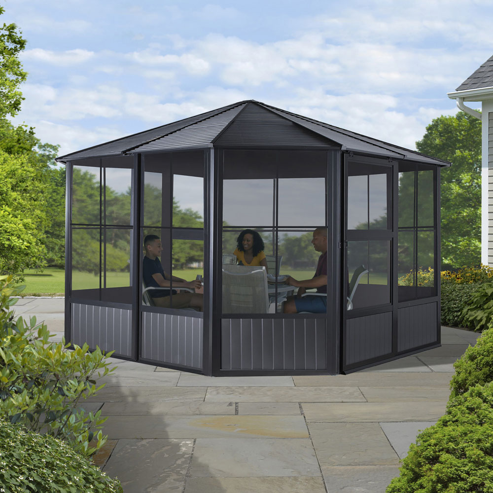 Sojag Charleston 3.7 x 3.7m Grey Solarium Image 2