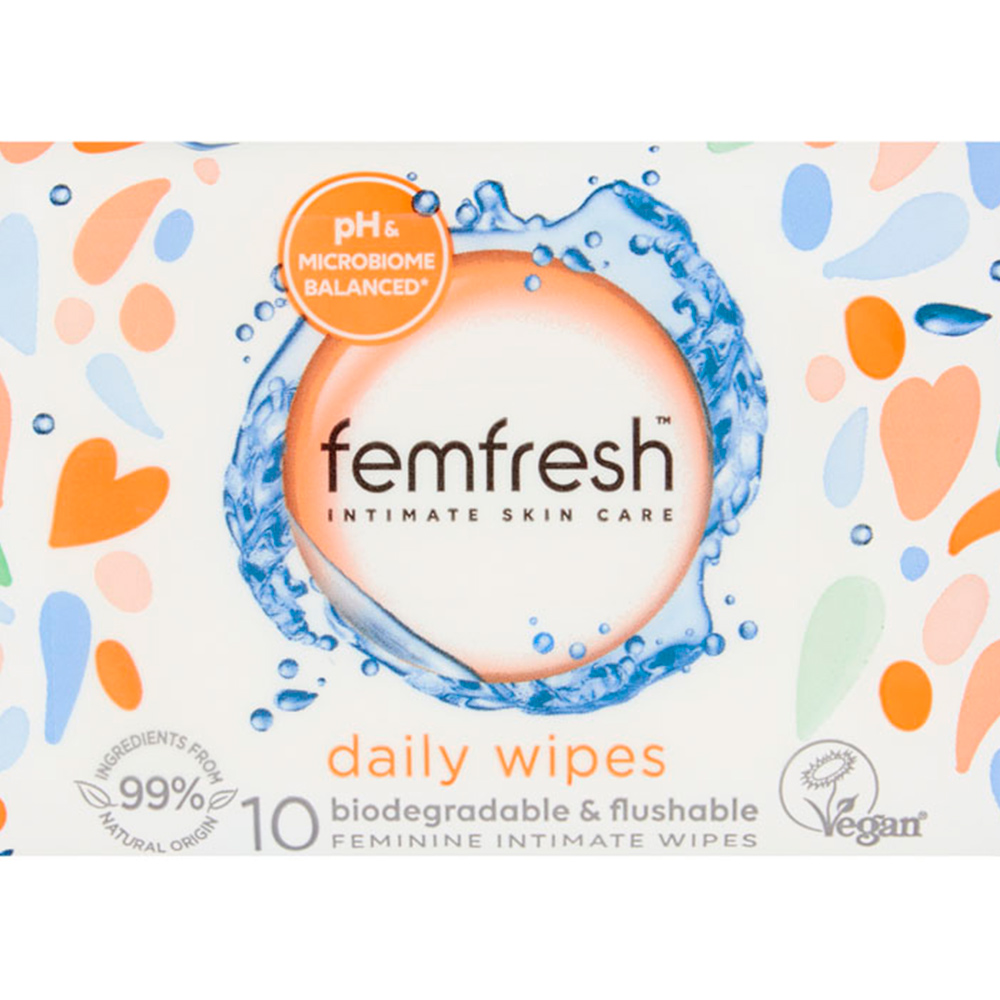 Femfresh Wipes 10 Pack Image 2