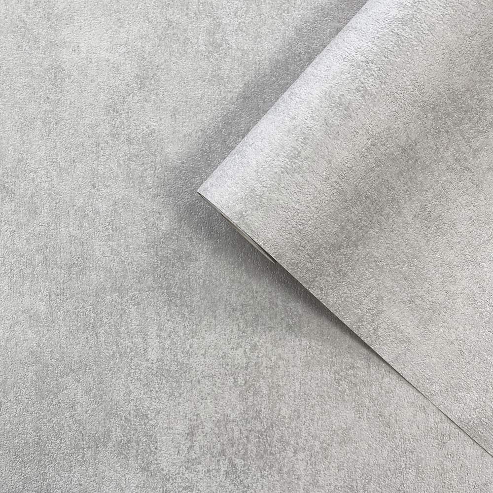 Muriva Axton Grey Textured Wallpaper Image 2