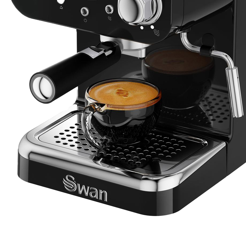 Swan SK22110BN Black Pump Espresso Coffee Machine 1100W Image 4