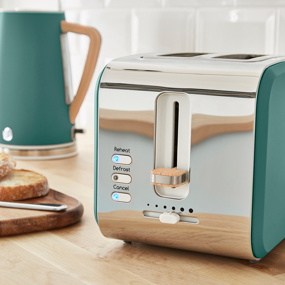 Swan ST14610GREN Green 2 Slice Nordic Toaster Image 4