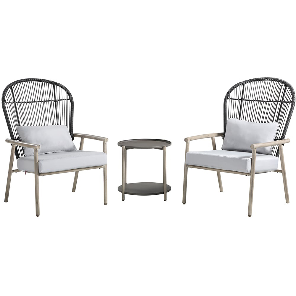 Darcie Bistro Set - Grey Image 4