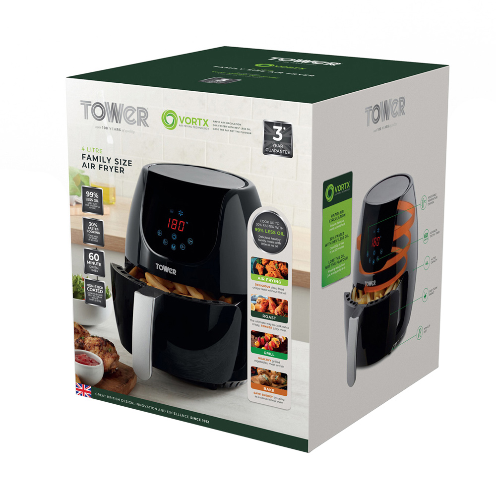 Tower T17067 Vortx Digital Air Fryer 4L Image 5