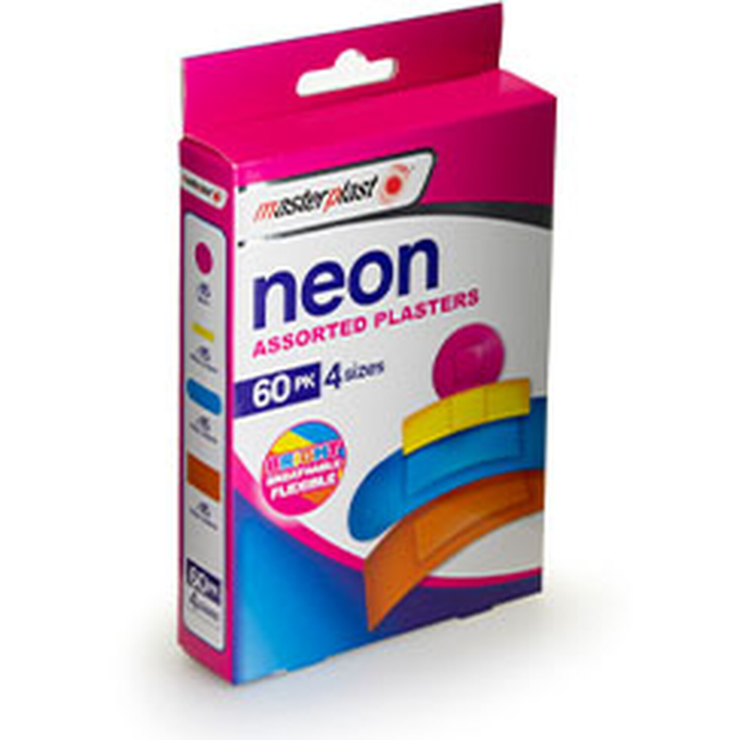 Pack of 60 Neon Assorted Plasters Image