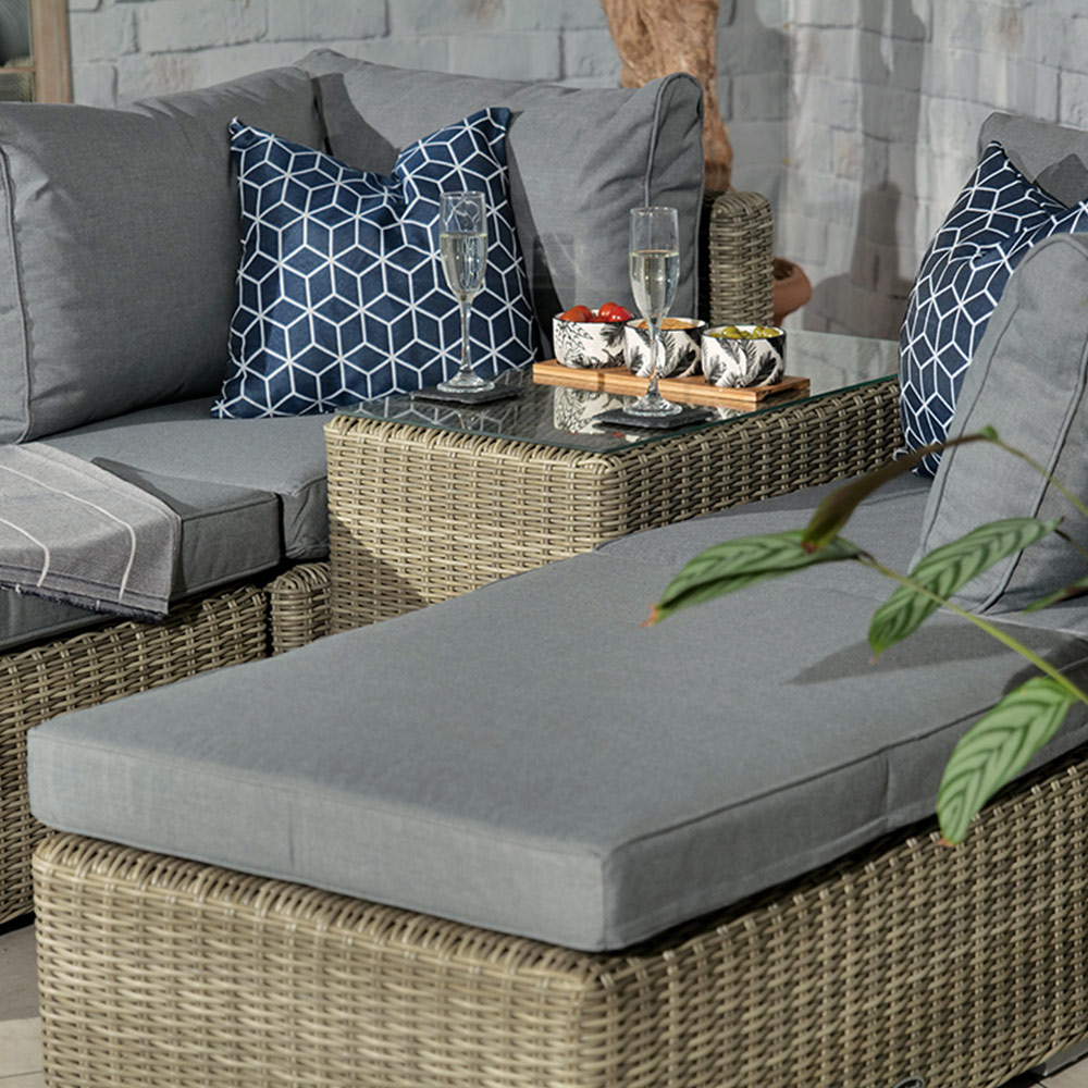 Royalcraft Wentworth 4 Seater Rattan Multi Setting Relaxer Lounge Set Image 7