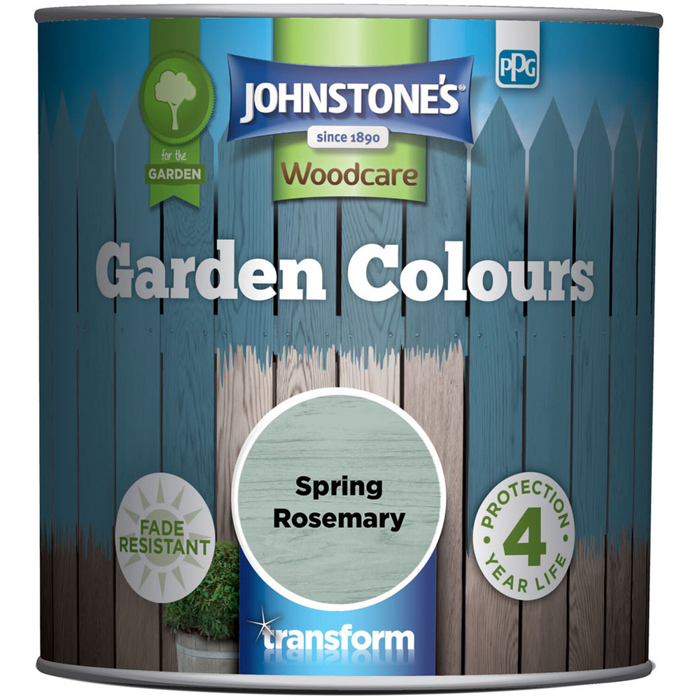 Johnstone's Woodcare Spring Rosemary Garden Colours Paint 1L Image 2