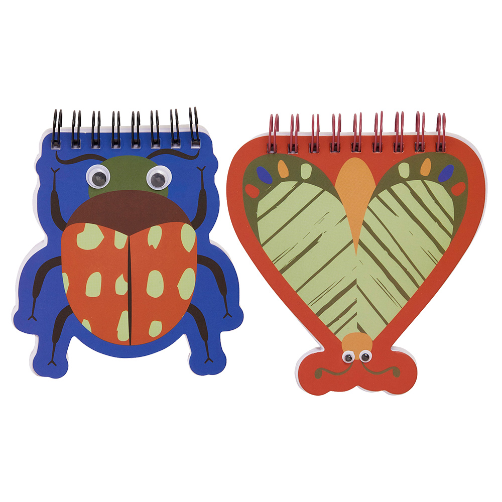 Single Wilko MiniShaped Bug Notebook in Assorted Styles Wilko