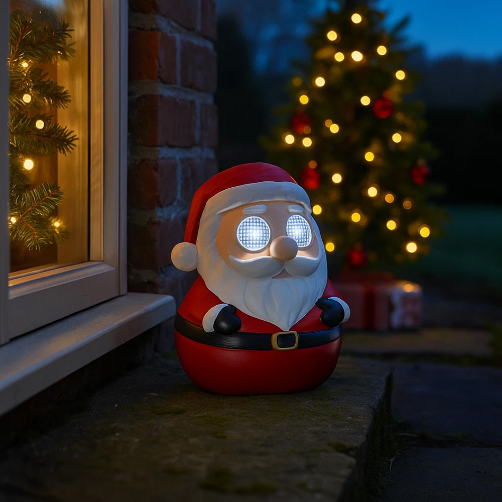 Marco Paul Blinking Santa Christmas Decoration 25cm Image 2