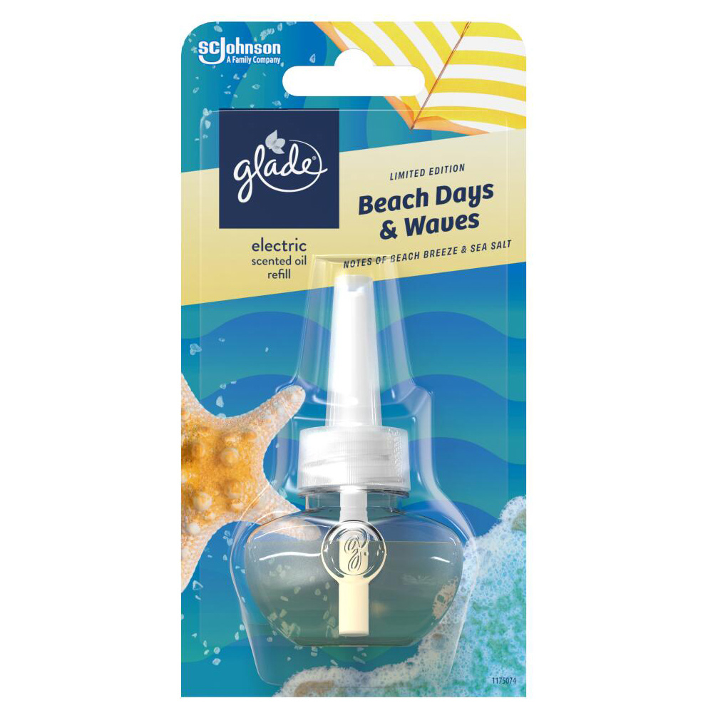Glade Beach Days and Waves Electrical Plug Diffuser Refill Wilko