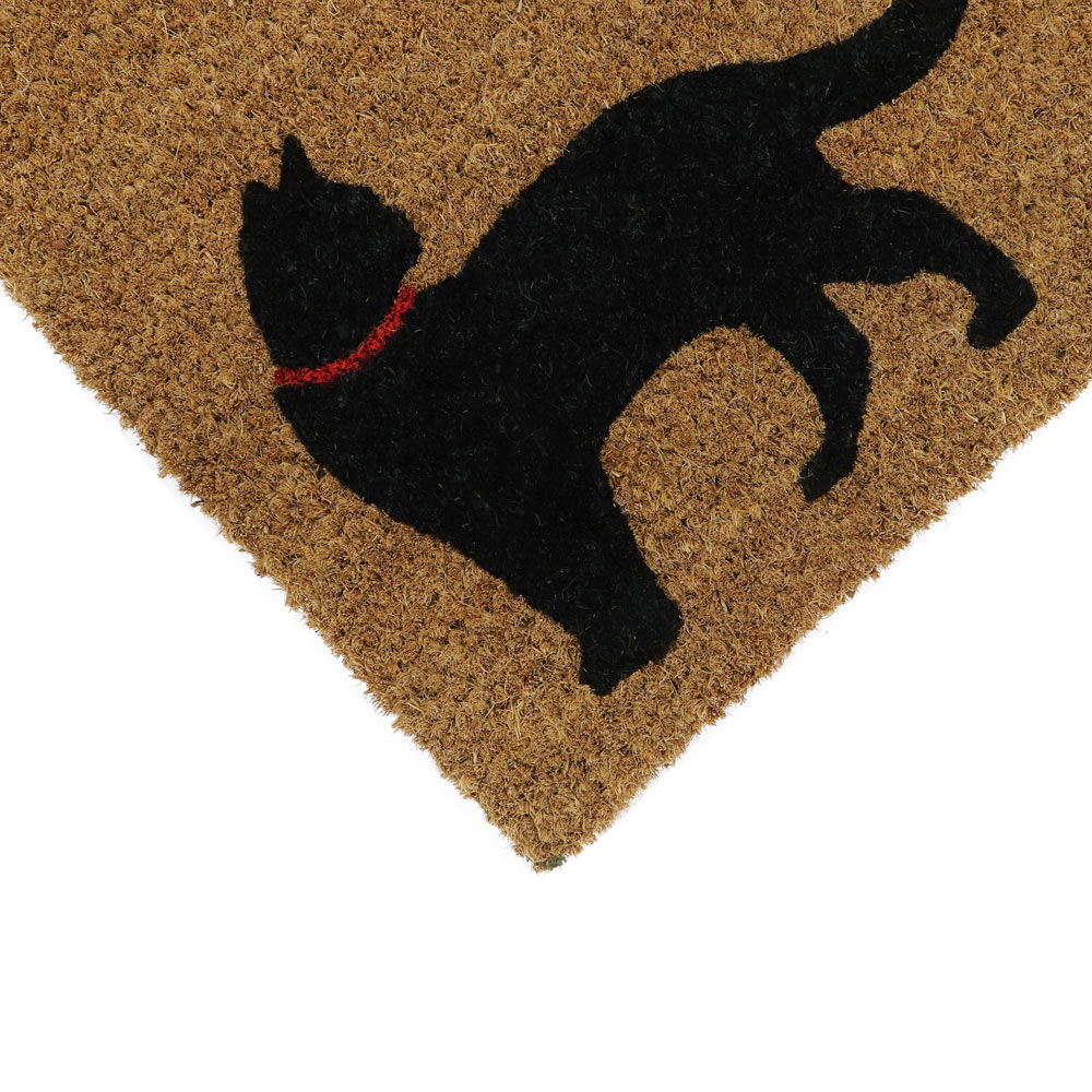 JVL Latex Coir Kitty Cat Doormat 40 x 70cm Image 3
