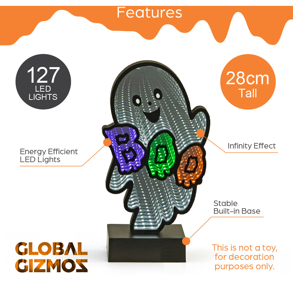 Benross LED Infinity Ghost Halloween Decoration 28cm Image 8