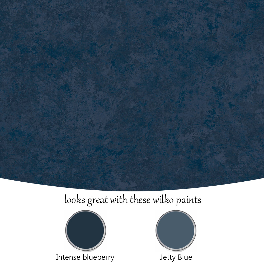 Superfresco Easy Organic Plain Navy Wallpaper Image 5