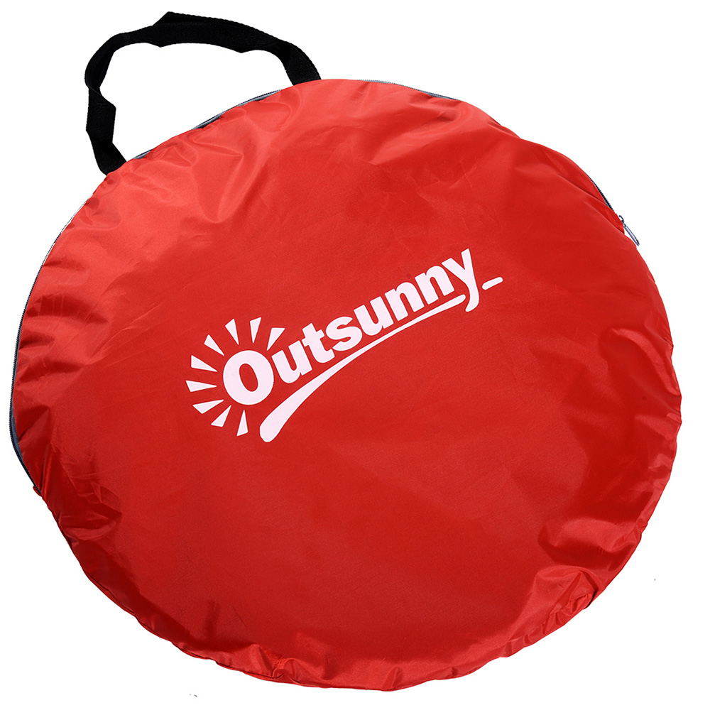 Outsunny Red 2-Person Pop-Up UV Tent Image 4