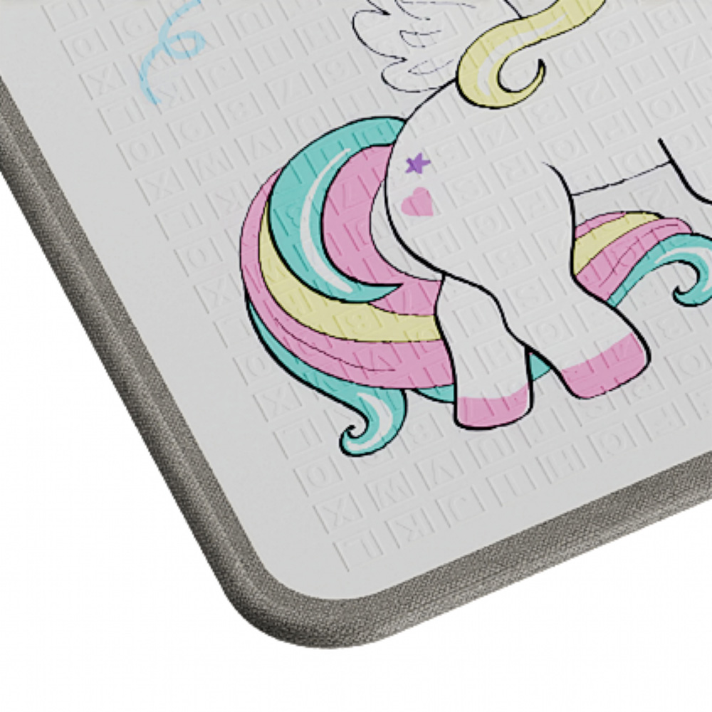 Liberty House Toys Unicorn with Moon and Stars Toddler Play Mat Image 5