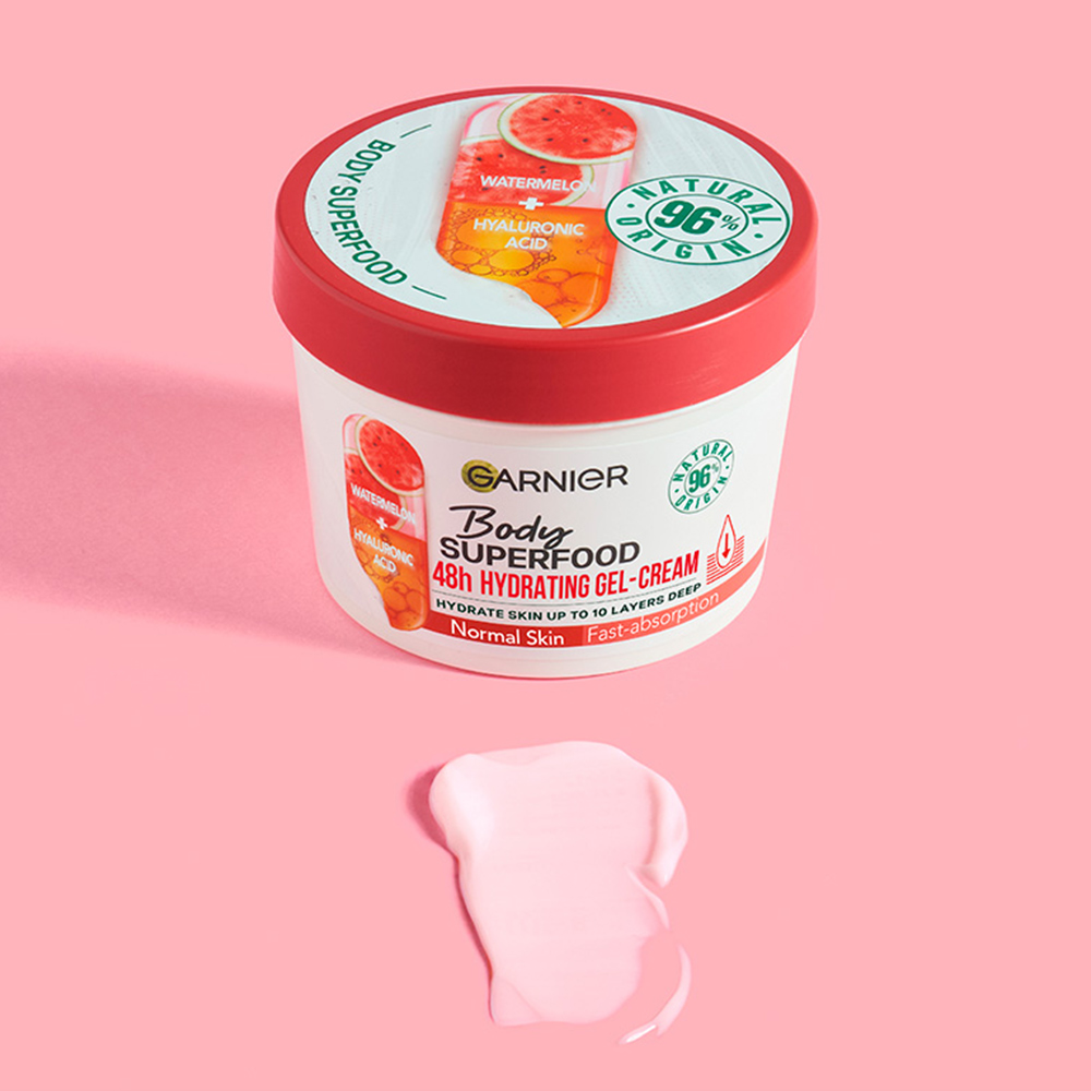 Garnier Body Superfood Hydrating Gel-Cream with Watermelon 380ml Image 4
