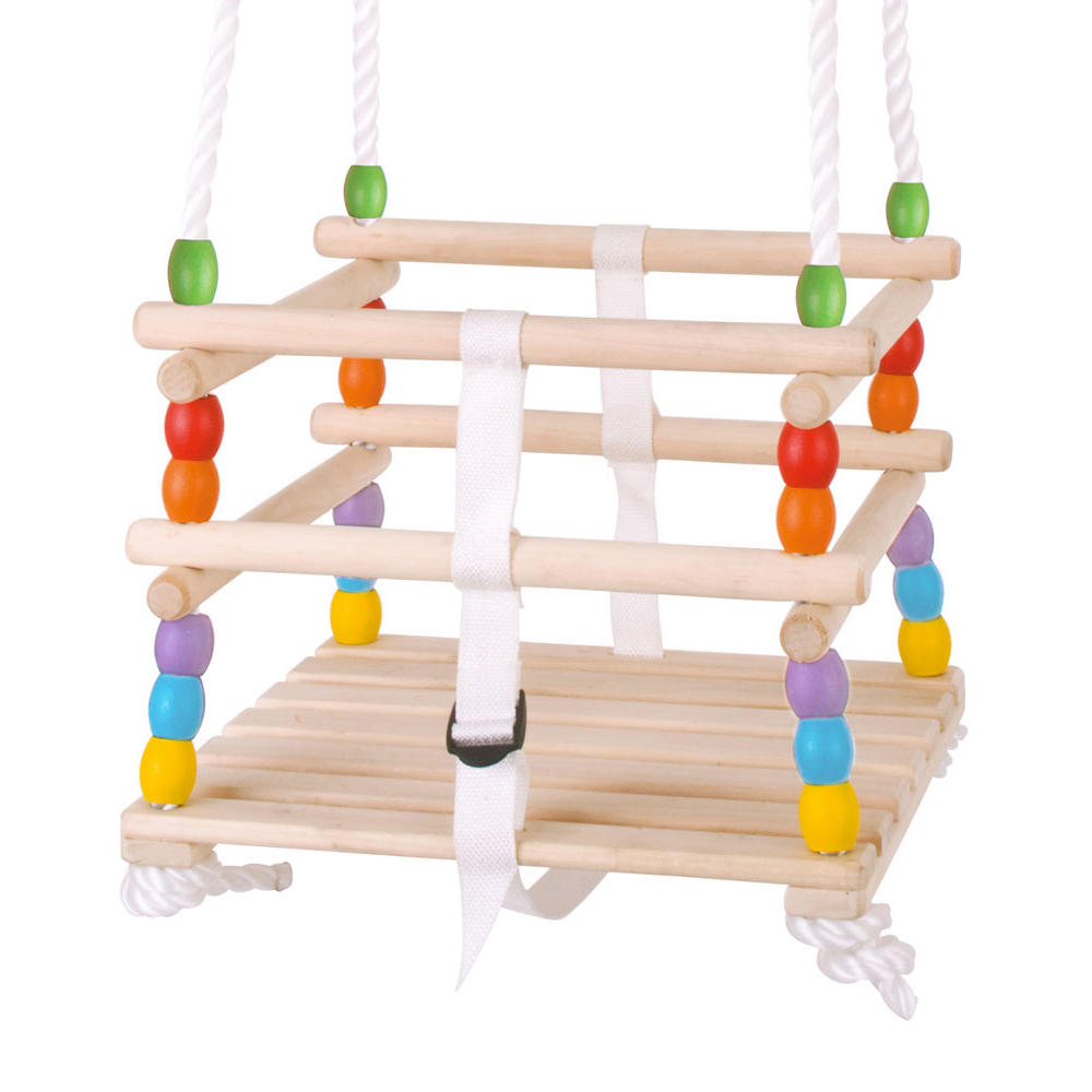 Bigjigs Toys Wooden Cradle Swing Image 3